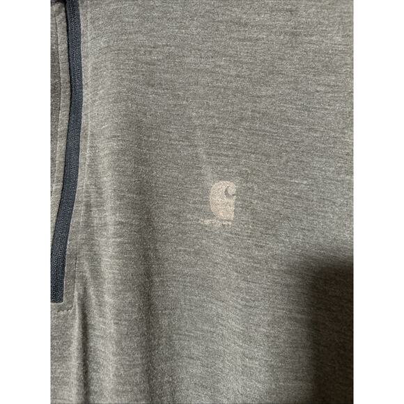 Carhartt Force Extremes® Long Sleeve Half-Zip Shirt Green Size XL 103299-036 - Picture 4 of 11